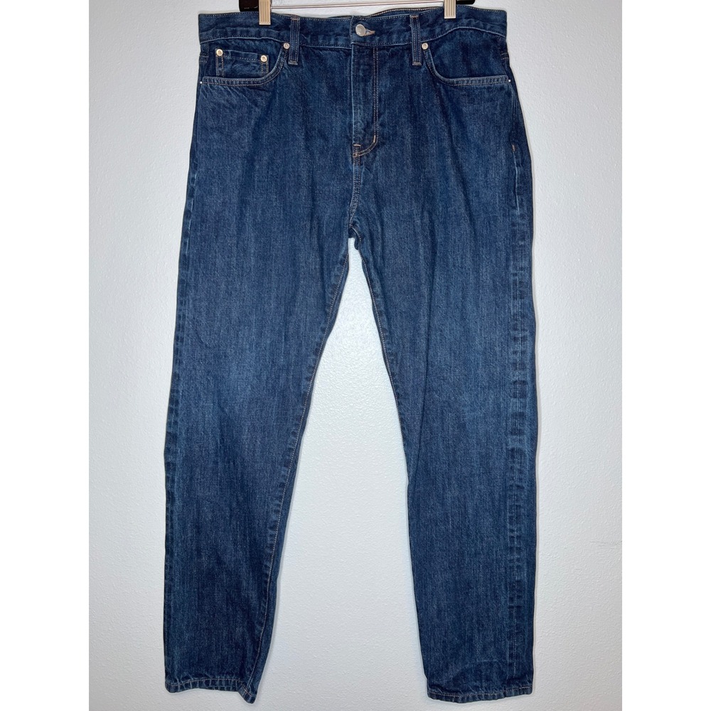 Outerknown Drifter Selvedge Jeans Mens 34x30 Organic Cotton Tapered Blue USA